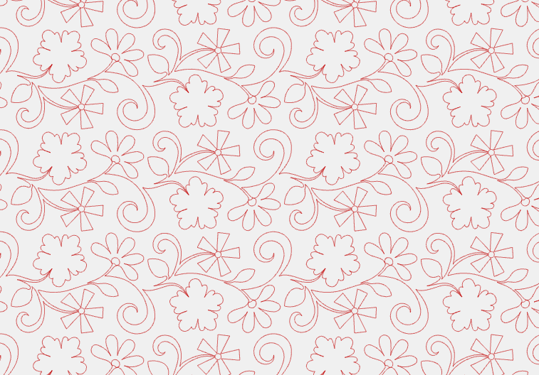 Floral 1 Straight Border