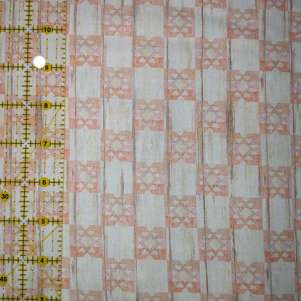 Springs Creative ~ Highland Ranch ~ NAVAJO GEO ~ (Licensed Print) ~ Dusty Rose ~ Sold by the 1/2 Yard