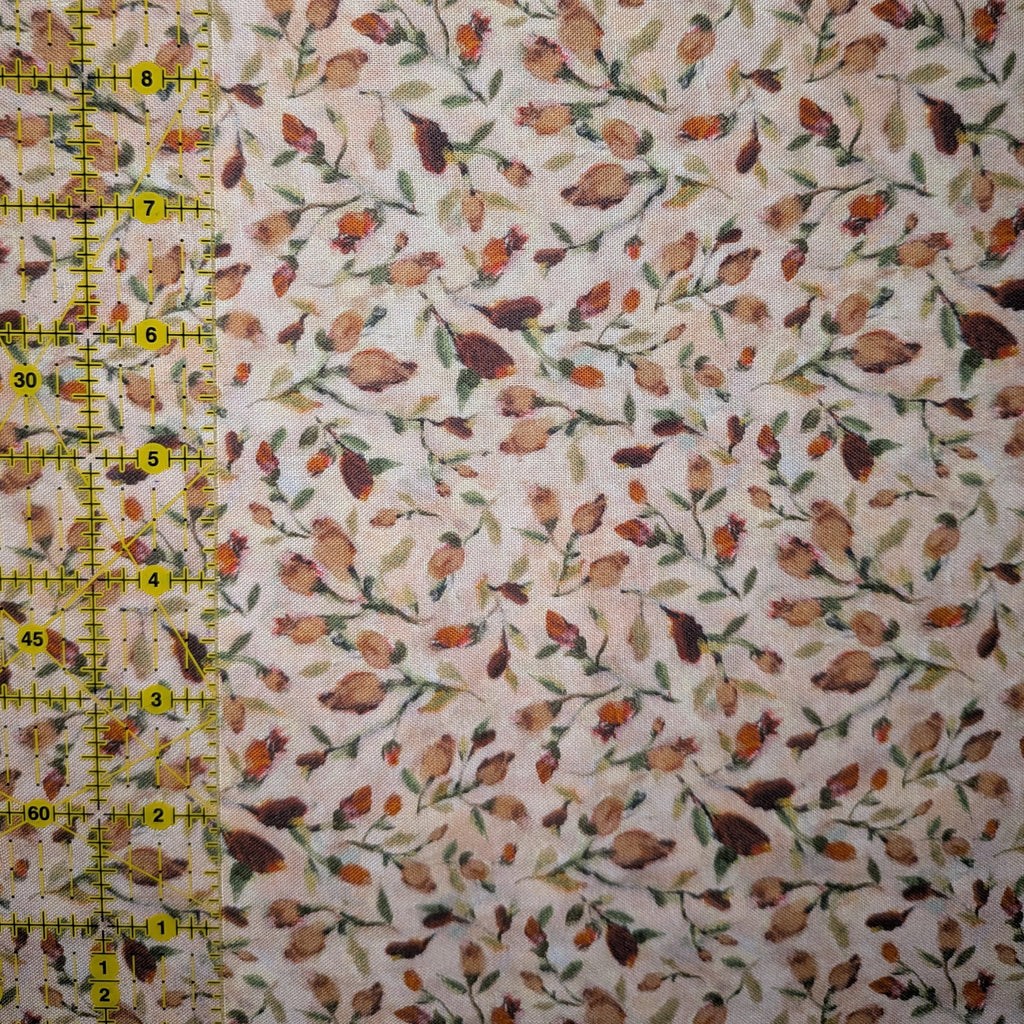 Springs Creative ~ Hydrangea ~ FLOWER BUDS ~ (Licensed Print) ~ Pink ~ Sold by the 1/2 Yard