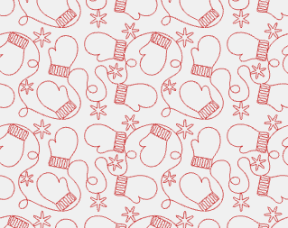 Mittens N Snowflakes