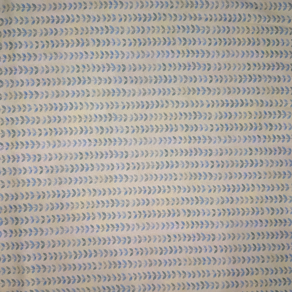 Springs Creative ~ Mushrooms ~ LEAF STRIPE ~ (Licensed Print) ~ Green ~ Sold by the 1/2 Yard