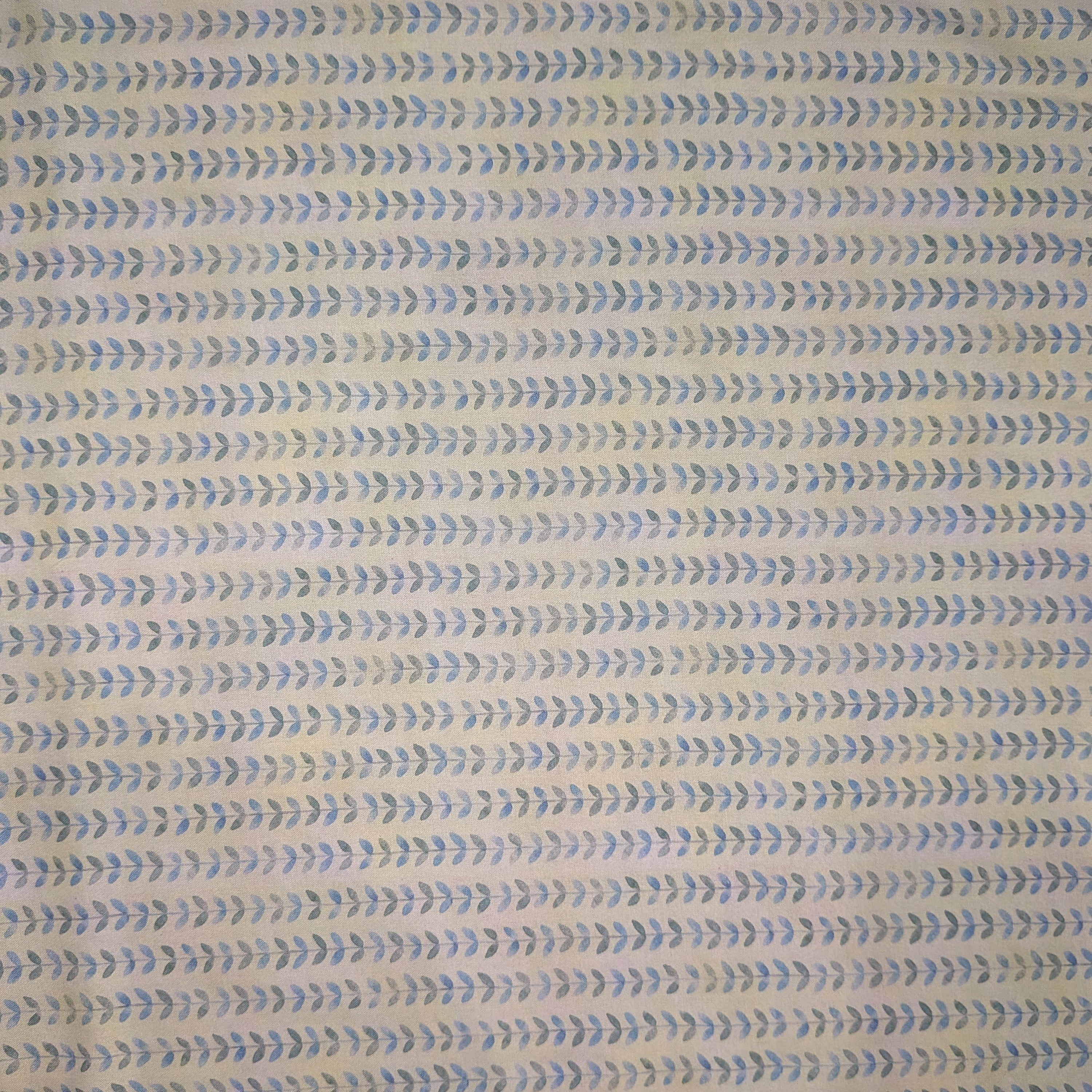 Springs Creative ~ Mushrooms ~ LEAF STRIPE ~ (Licensed Print) ~ Green ~ Sold by the 1/2 Yard