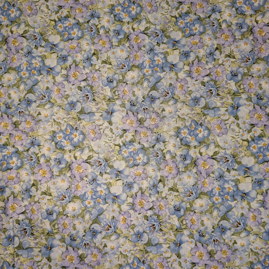 Springs Creative ~ Sweet As Can Bee ~ PACKED FLORAL ~ (Licensed Print) ~ Multi ~ Sold by the 1/2 Yard