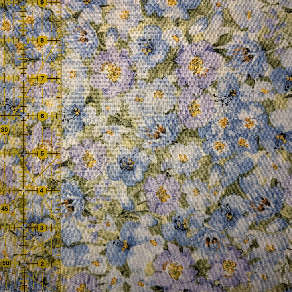 Springs Creative ~ Sweet As Can Bee ~ PACKED FLORAL ~ (Licensed Print) ~ Multi ~ Sold by the 1/2 Yard