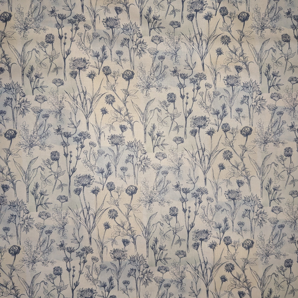 Springs Creative ~ Sweet As Can Bee ~ SUNFLOWER STAMP ~ (Licensed Print) ~ Multi ~ Sold by the 1/2 Yard