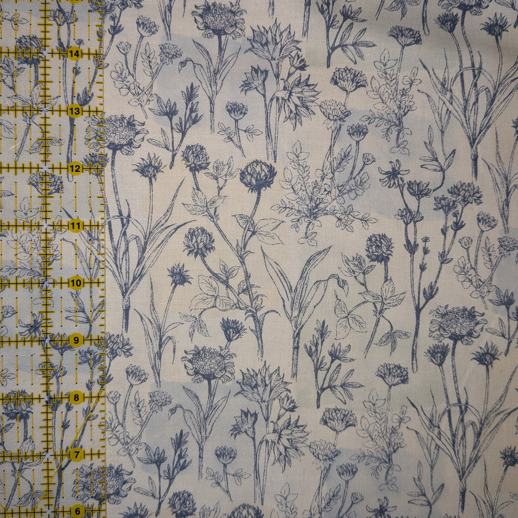 Springs Creative ~ Sweet As Can Bee ~ SUNFLOWER STAMP ~ (Licensed Print) ~ Multi ~ Sold by the 1/2 Yard