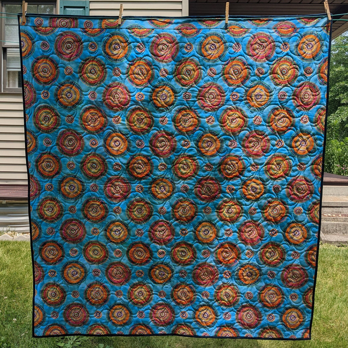 NEW ~ Songbird Serenade Wall-hanging with Rod Placket ~ P&B Textiles ~ Machine Quilted ~ Finished