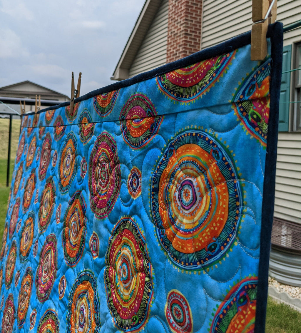 NEW ~ Songbird Serenade Wall-hanging with Rod Placket ~ P&B Textiles ~ Machine Quilted ~ Finished
