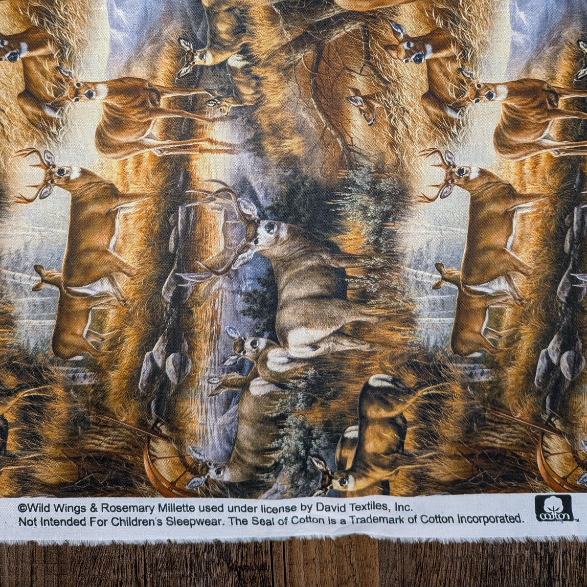 David Textiles ~ DEER GLANCE (Potpourri of Novelty) ~ Multi ~ Sold by the 1/2 Yard