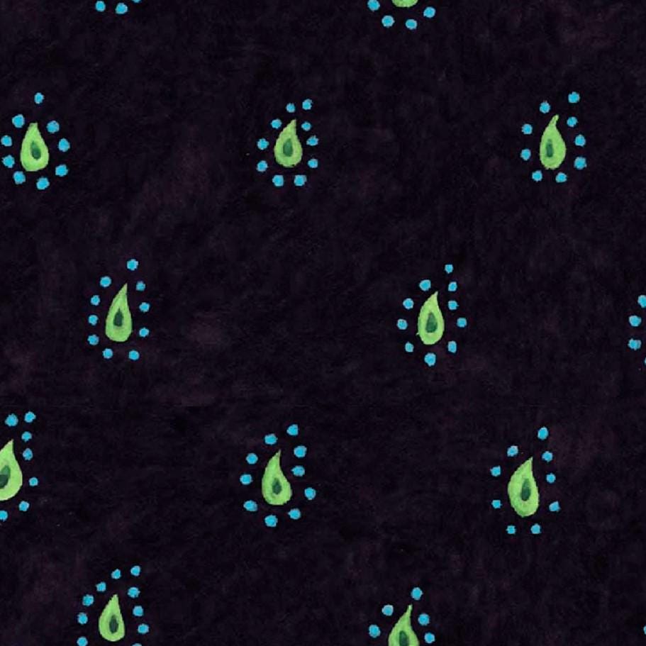 Springs Creative ~ Calico Red ~ RAIN DROP ~ (Licensed Print) ~ Navy ~ Sold by the 1/2 Yard