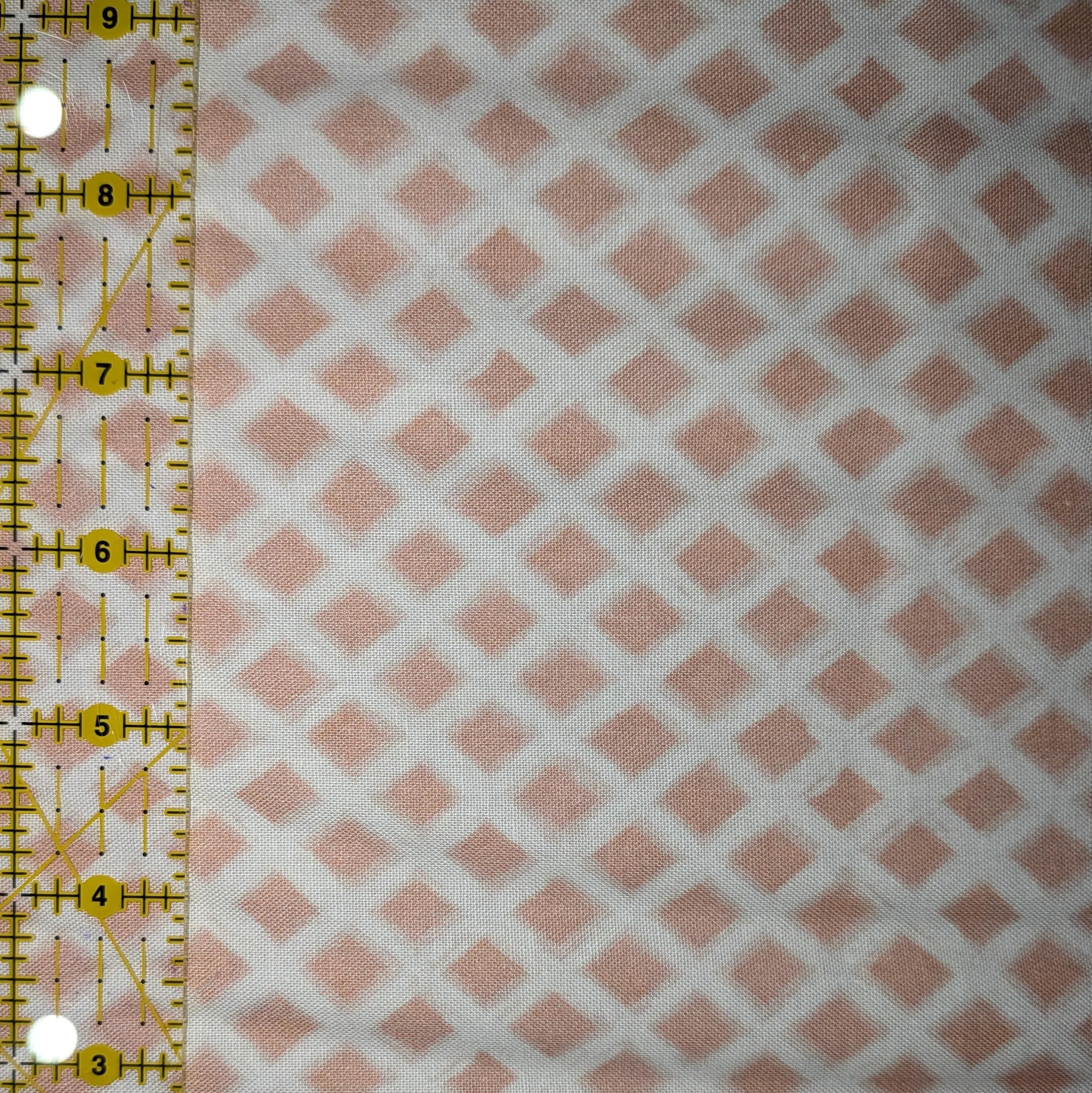 Springs Creative ~ Hydrangea ~ LATTICE ~ (Licensed Print) ~ Rose ~ Sold by the 1/2 Yard