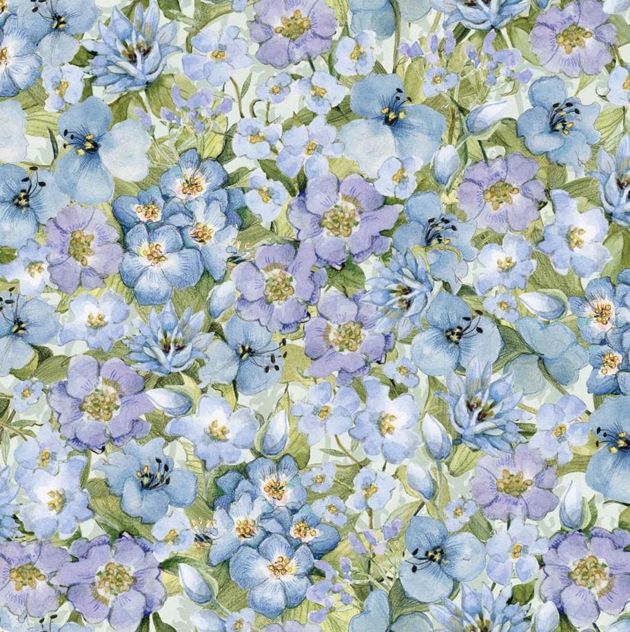 Springs Creative ~ Sweet As Can Bee ~ PACKED FLORAL ~ (Licensed Print) ~ Multi ~ Sold by the 1/2 Yard