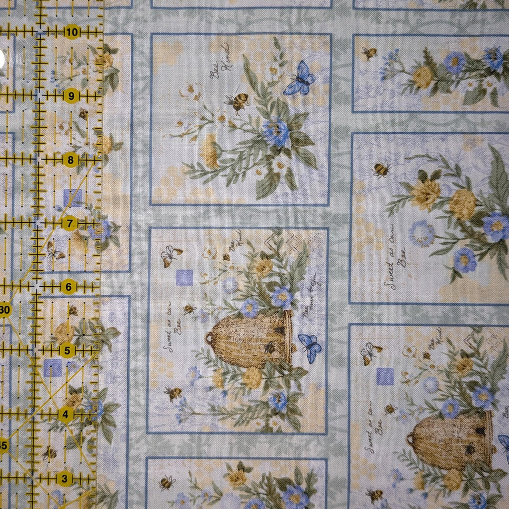 Springs Creative ~ Sweet As Can Bee ~ PATCH ~ (Licensed Print) ~ Multi ~ Sold by the 1/2 Yard