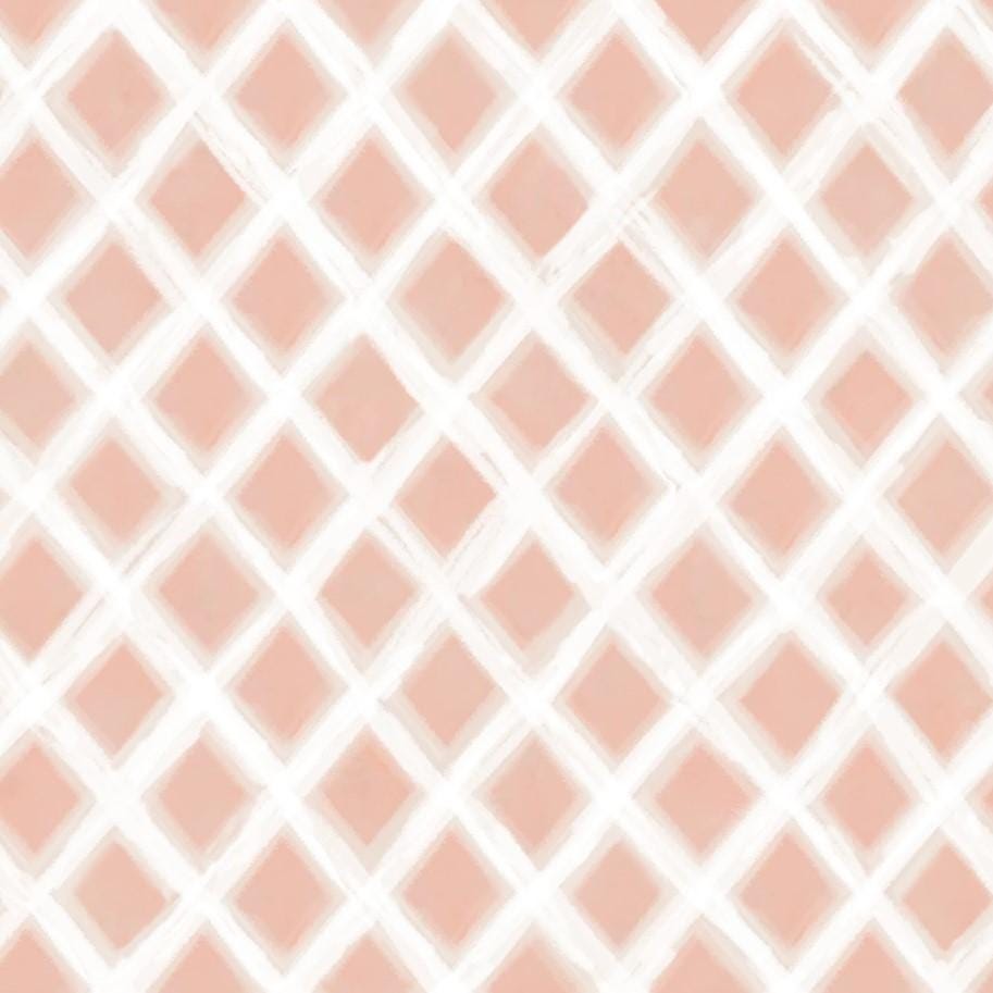 Springs Creative ~ Hydrangea ~ LATTICE ~ (Licensed Print) ~ Rose ~ Sold by the 1/2 Yard