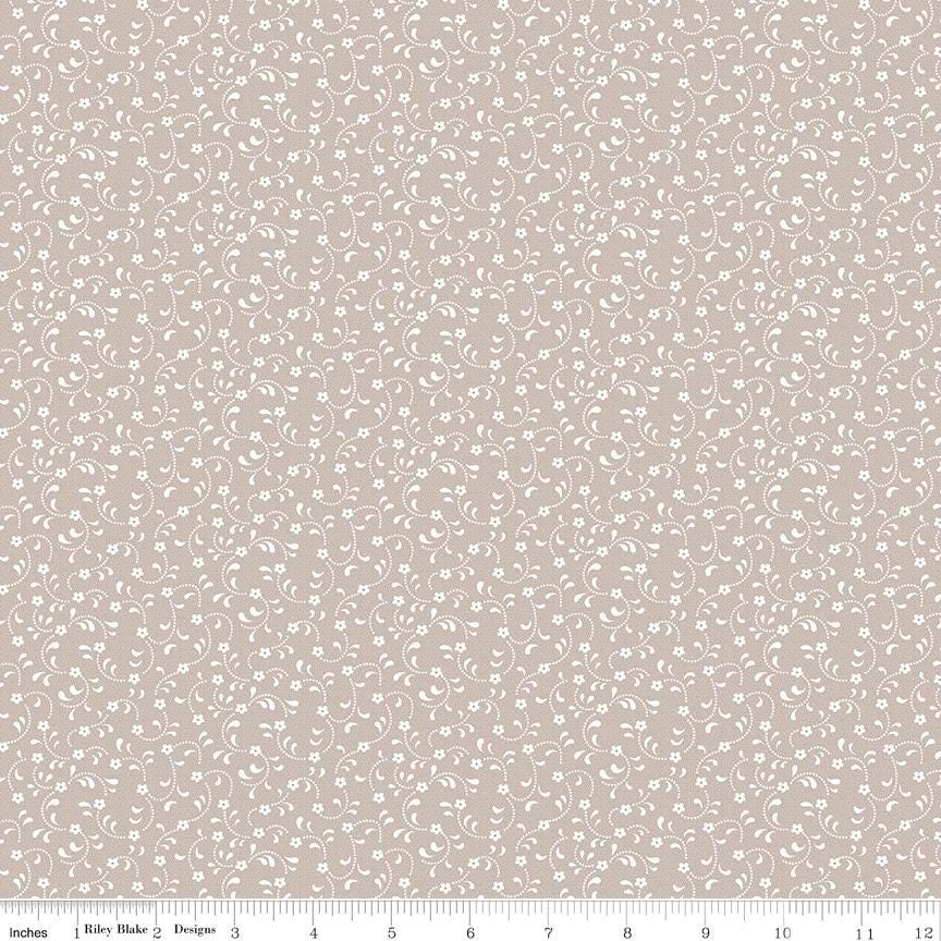 Riley Blake Designs ~ FLORET C675 ~ Cider, Beach, and Shell ~ Cotton Quilting Fabric