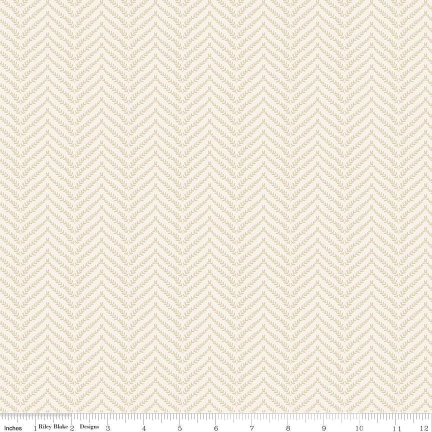 Riley Blake Designs ~ Let's Wander ~ PRAIRIE GRASS ~ Sky and Cream ~ Cotton Quilting Fabric