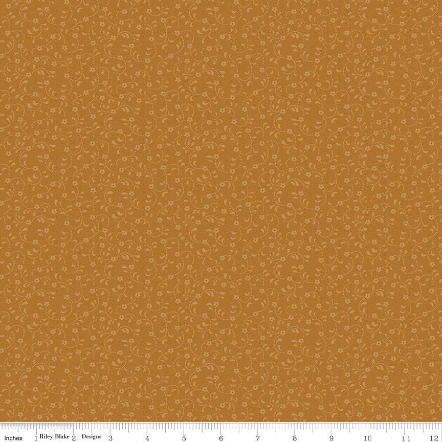 Riley Blake Designs ~ FLORET C675 ~ Cider, Beach, and Shell ~ Cotton Quilting Fabric