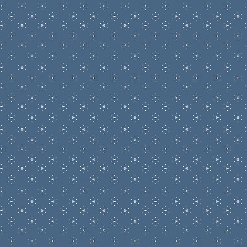 Riley Blake Designs ~ Americana ~ SPARKLE ~ Denim ~ By Lori Holt ~ Cotton Quilting Fabric ~ Sold by the 1/2 Yard