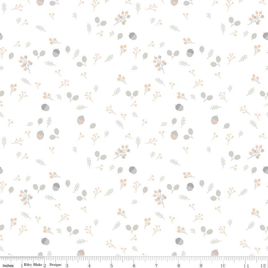 Riley Blake Designs ~ Hush Hush 5 ~ FORAGING ~ By Jennifer Long ~ Cotton Quilting Fabric ~ Sold by the 1/2 Yard