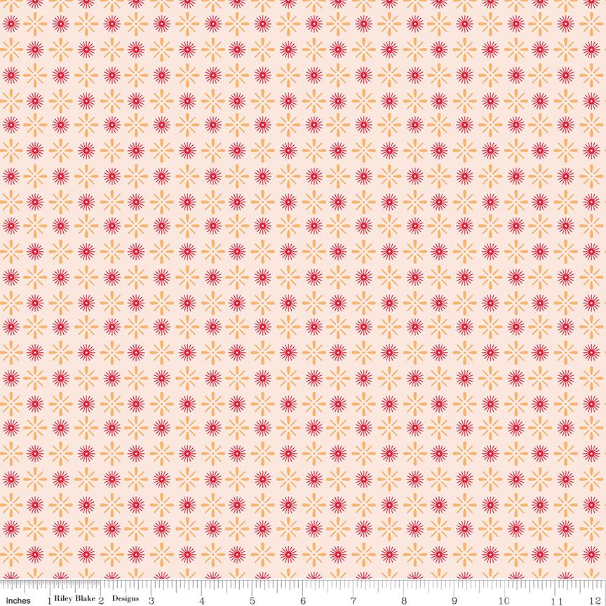 Riley Blake Designs ~ Americana ~ INDEPENDENCE ~ Marigold ~ By Lori Holt ~ Cotton Quilting Fabric ~ Sold by the 1/2 Yard