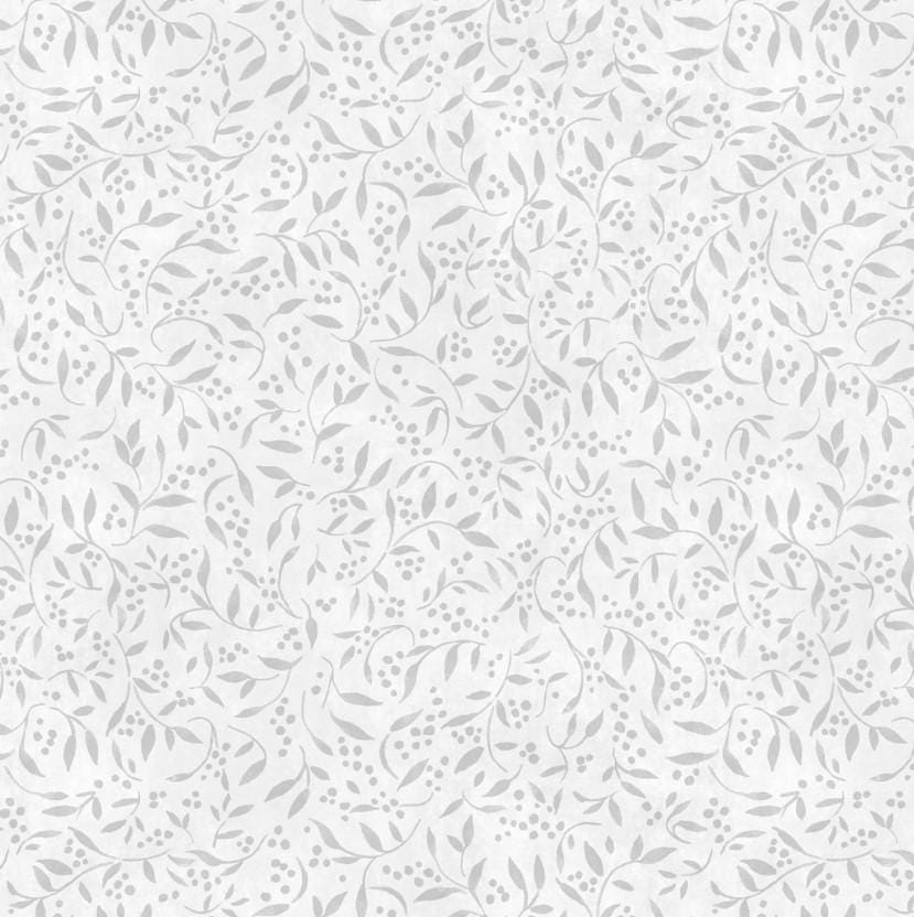 Wilmington Prints ~ Country Blue ~ TONAL LEAVES ~ Light Blue or Gray ~ Sold by the 1/2 Yard
