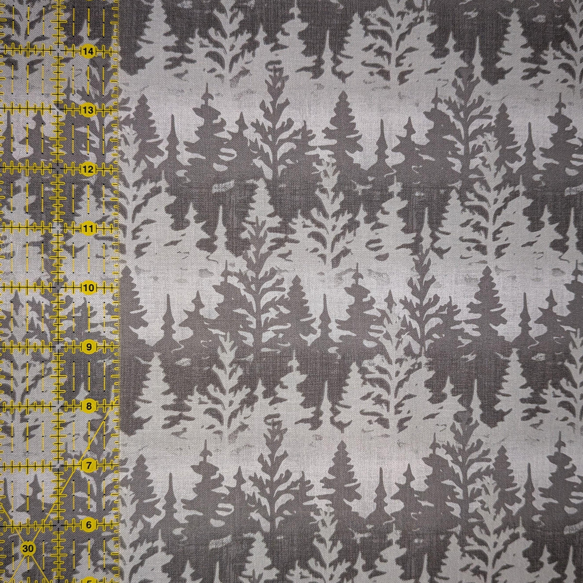 Wilmington Prints ~Timberland Trails ~ TREES ALL OVER ~ Gray ~ Sold by the 1/2 Yard