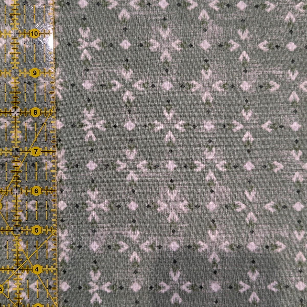 Wilmington Prints ~Timberland Trails ~ TRIBAL ALL OVER ~ Green or Blue ~ Sold by the 1/2 Yard