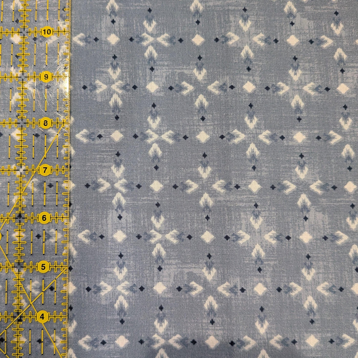 Wilmington Prints ~Timberland Trails ~ TRIBAL ALL OVER ~ Green or Blue ~ Sold by the 1/2 Yard