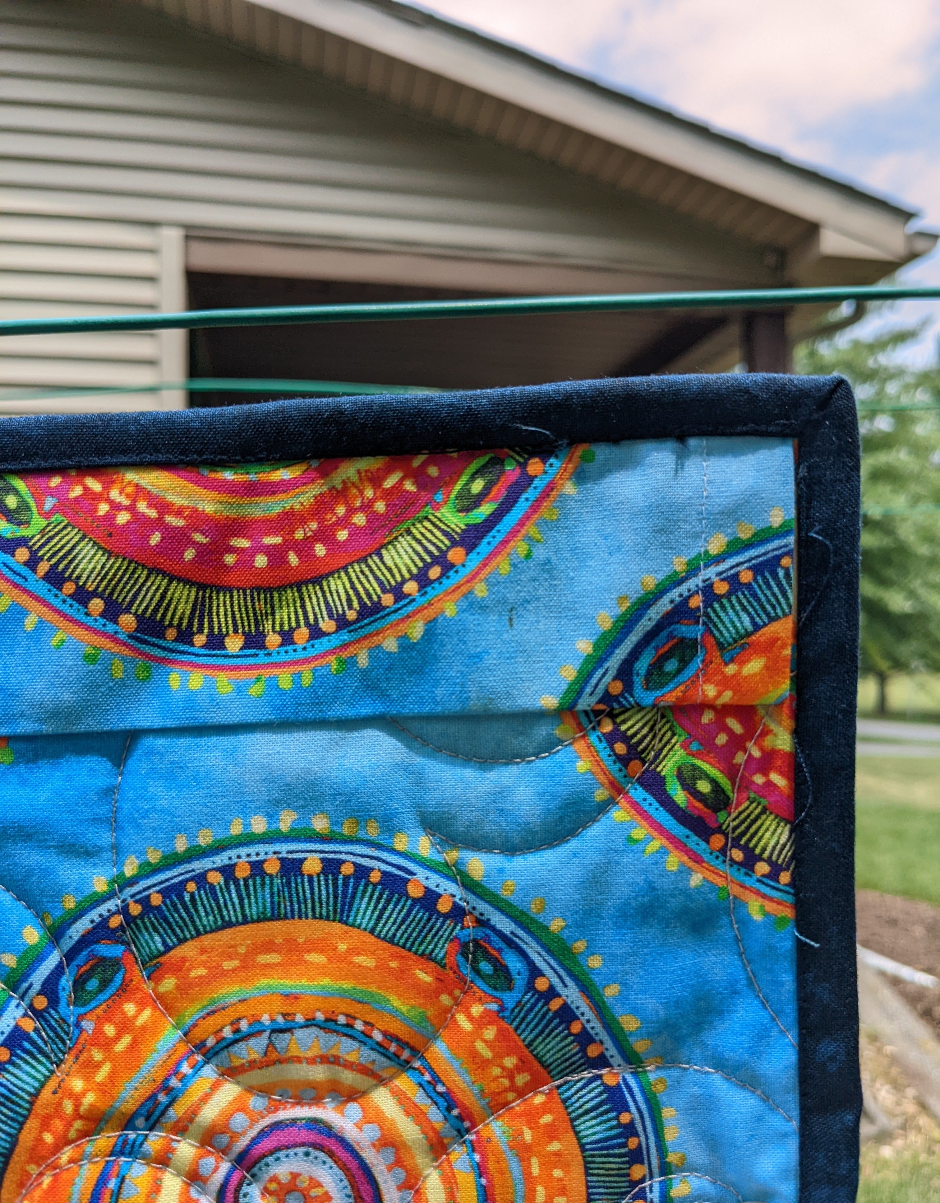 NEW ~ Songbird Serenade Wall-hanging with Rod Placket ~ P&B Textiles ~ Machine Quilted ~ Finished